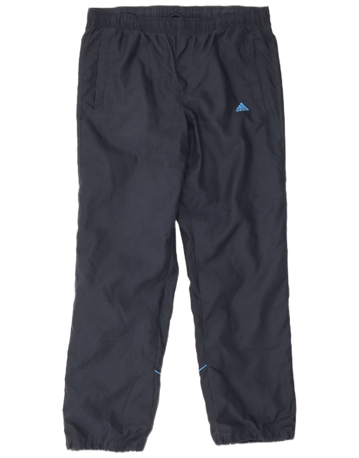 Pantaloni da tuta da uomo Adidas Joggers UK 40/42 Poliestere blu navy medio