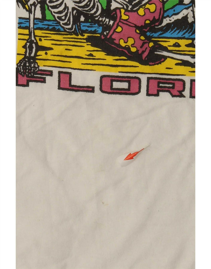 T-shirt grafica da uomo con vestibilità classica Vans, cotone bianco medio