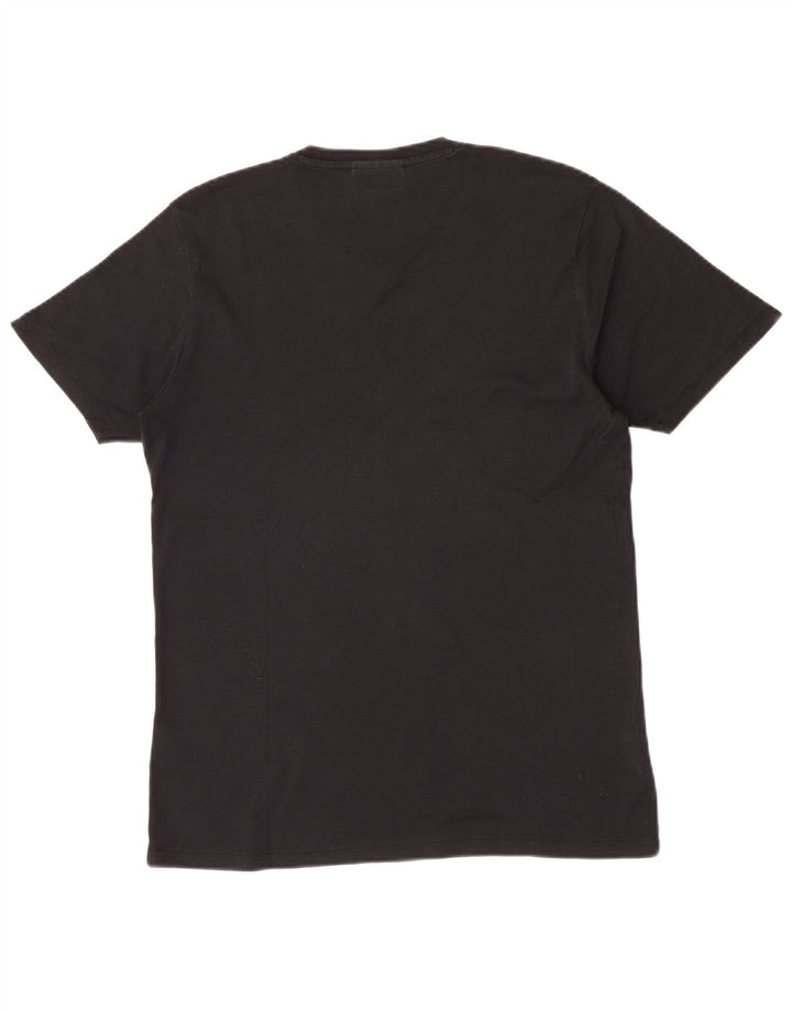 T-shirt da uomo Hugo Boss Top grande in cotone nero