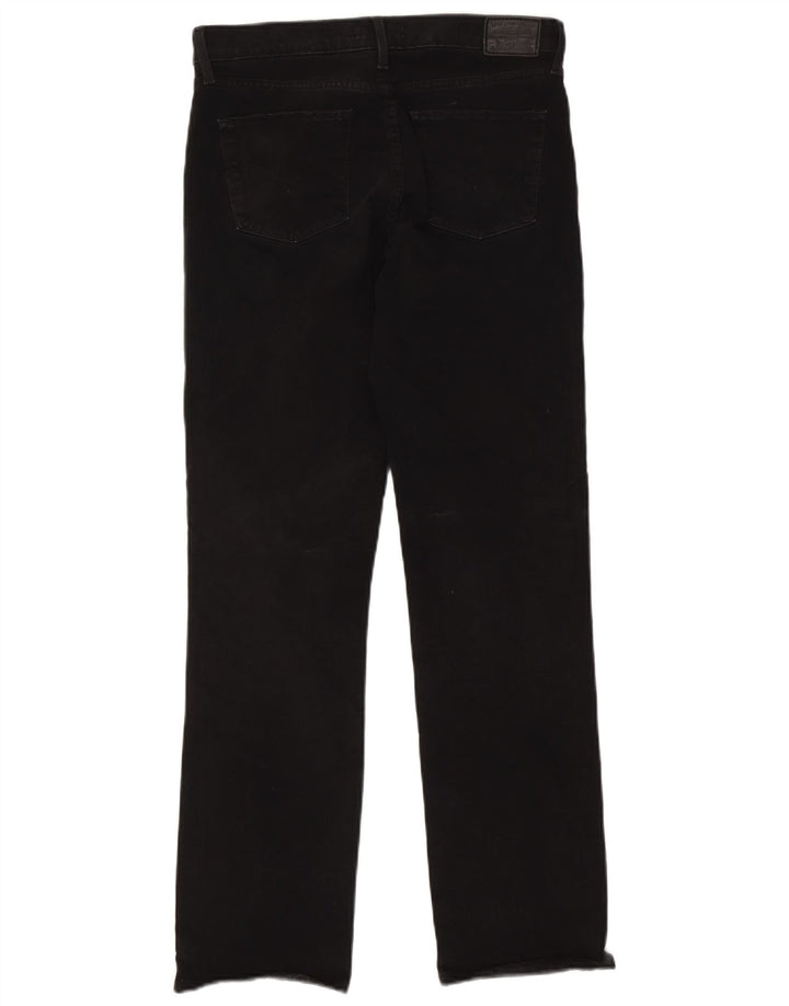 Jeans dritti modellanti da donna 314 Levi's W30 L32 cotone nero