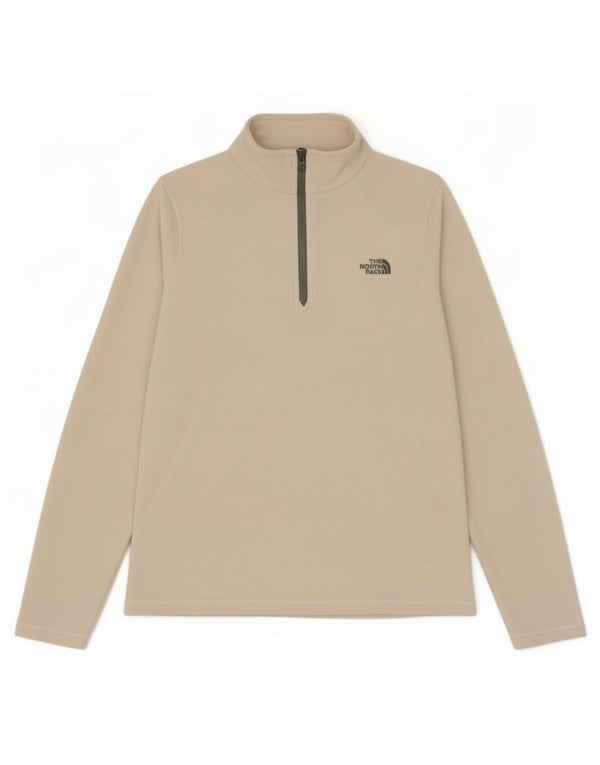 Maglione in pile da donna con collo e zip The North Face UK 10 piccolo poliestere bianco