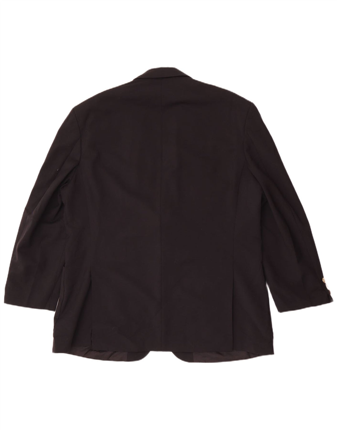 Giacca blazer a 2 bottoni da uomo Marks & Spencer UK 46 XL poliestere nero