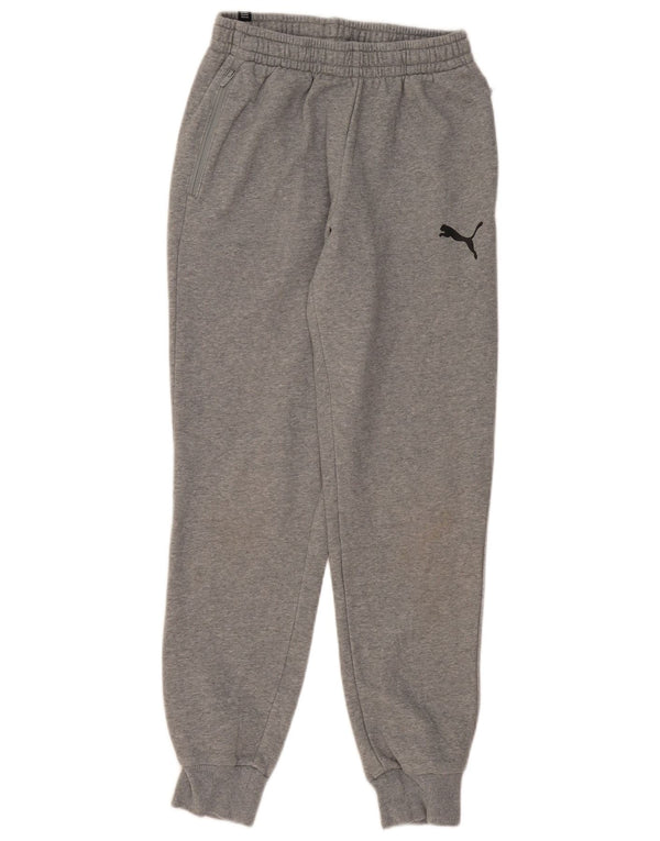 Pantaloni da tuta da donna Puma Joggers UK 10 Small Grigio Cotone