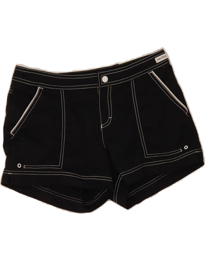 NAUTICA Womens Hot Pants W32 Large Black Polyamide Vintage Nautica and Second-Hand Nautica from Messina Hembry 