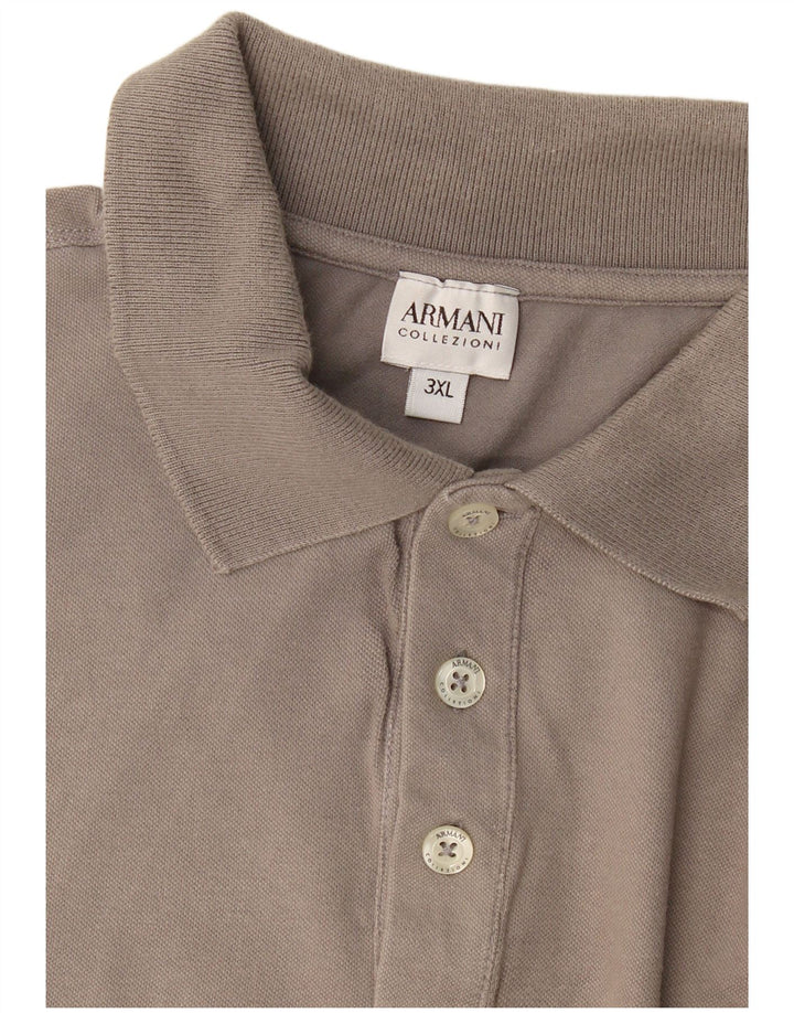 Polo Armani Collezioni Uomo 3XL Grigia