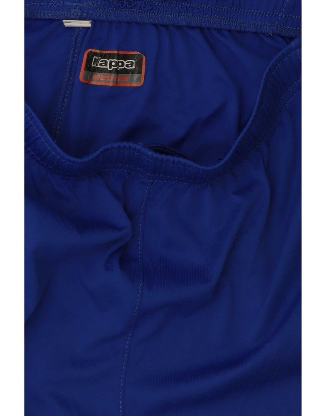 Pantaloncini sportivi grafici da uomo Kappa in poliestere blu medio