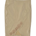 VINTAGE Womens Pencil Skirt IT 48 XL W36  Brown Polyester | Vintage Vintage | Thrift | Second-Hand Vintage | Used Clothing | Messina Hembry 