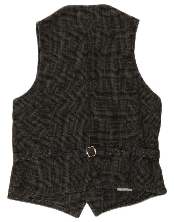 Gilet Uomo BOGGI Pied De Poule Verde Medio