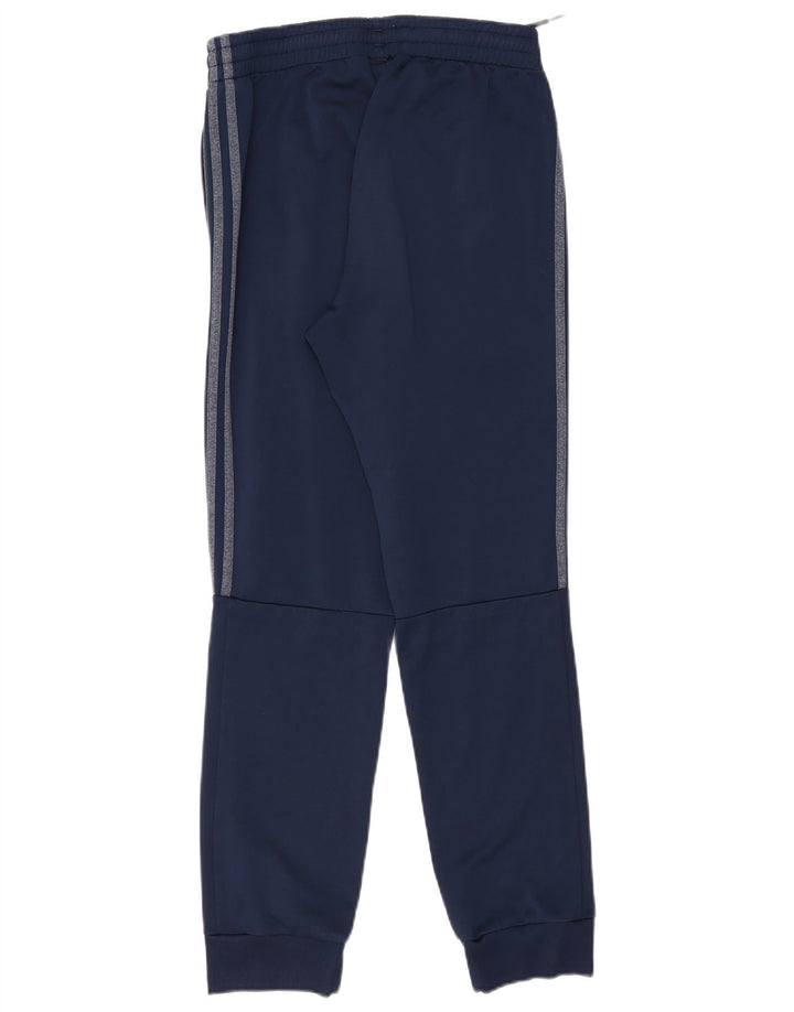 Pantaloni da tuta da uomo Adidas Joggers medi in poliestere blu navy
