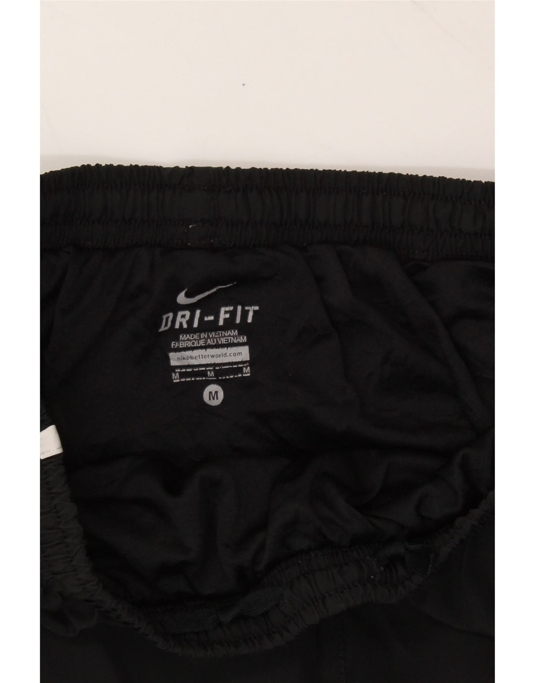 NIKE Womens Dri Fit Sport Shorts UK 14 Medium Black Polyester Vintage Nike and Second-Hand Nike from Messina Hembry 