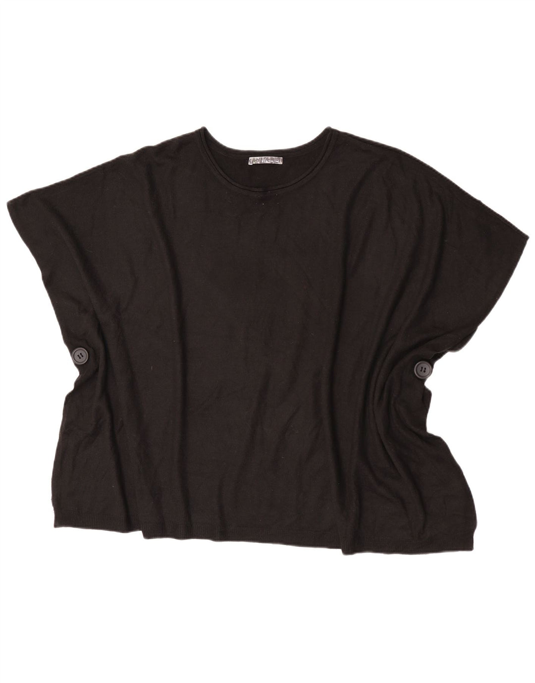 Top poncho da donna Marks & Spencer taglia unica nero