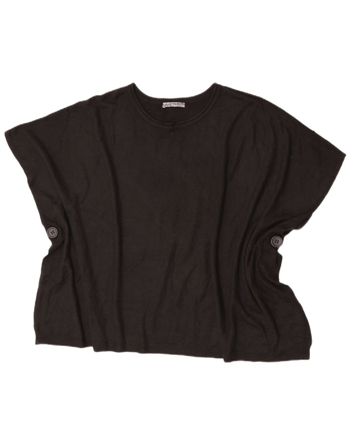 Top poncho da donna Marks & Spencer taglia unica nero
