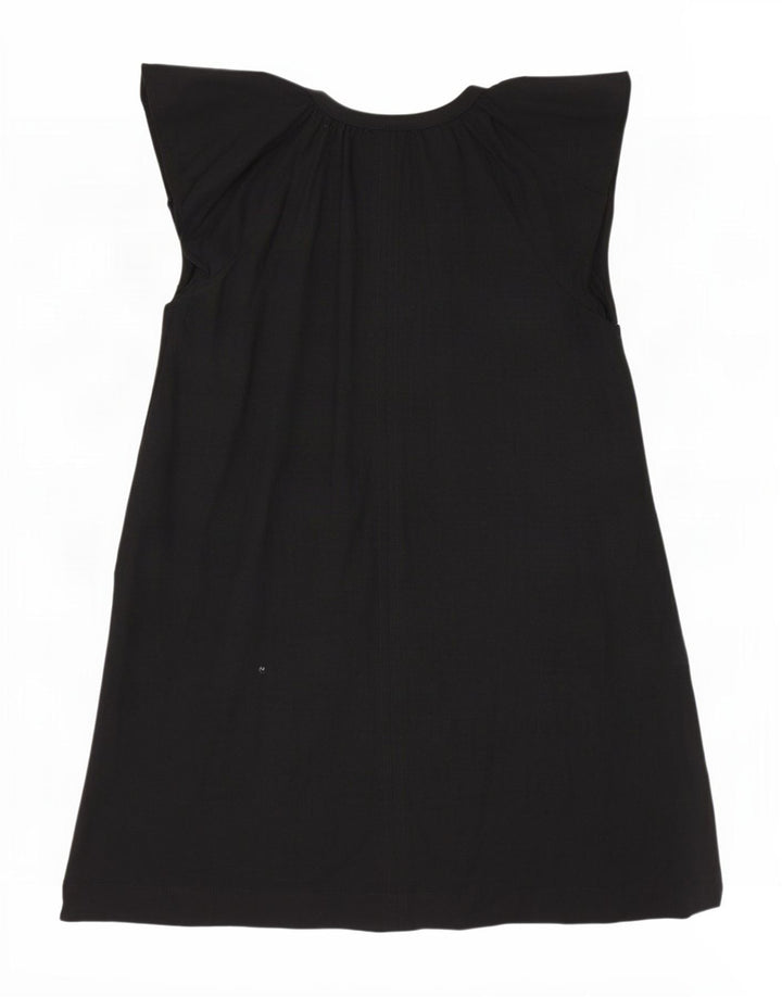 Abito a trapezio da donna UK 14 Large in viscosa nera