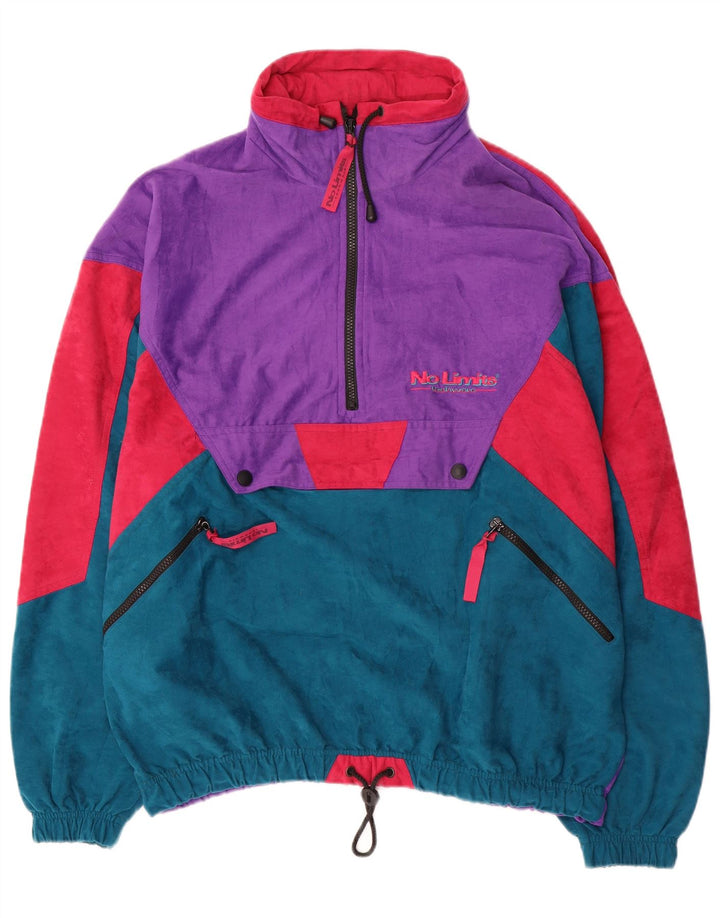 Tuta intera da uomo No Limits pullover con cappuccio 2XL viola color block