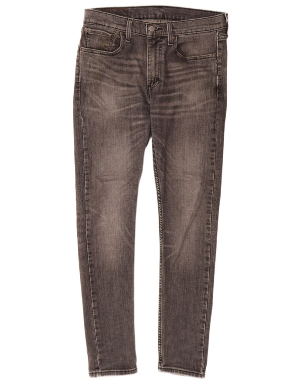 Jeans skinny da uomo Levi's W32 L29 cotone grigio