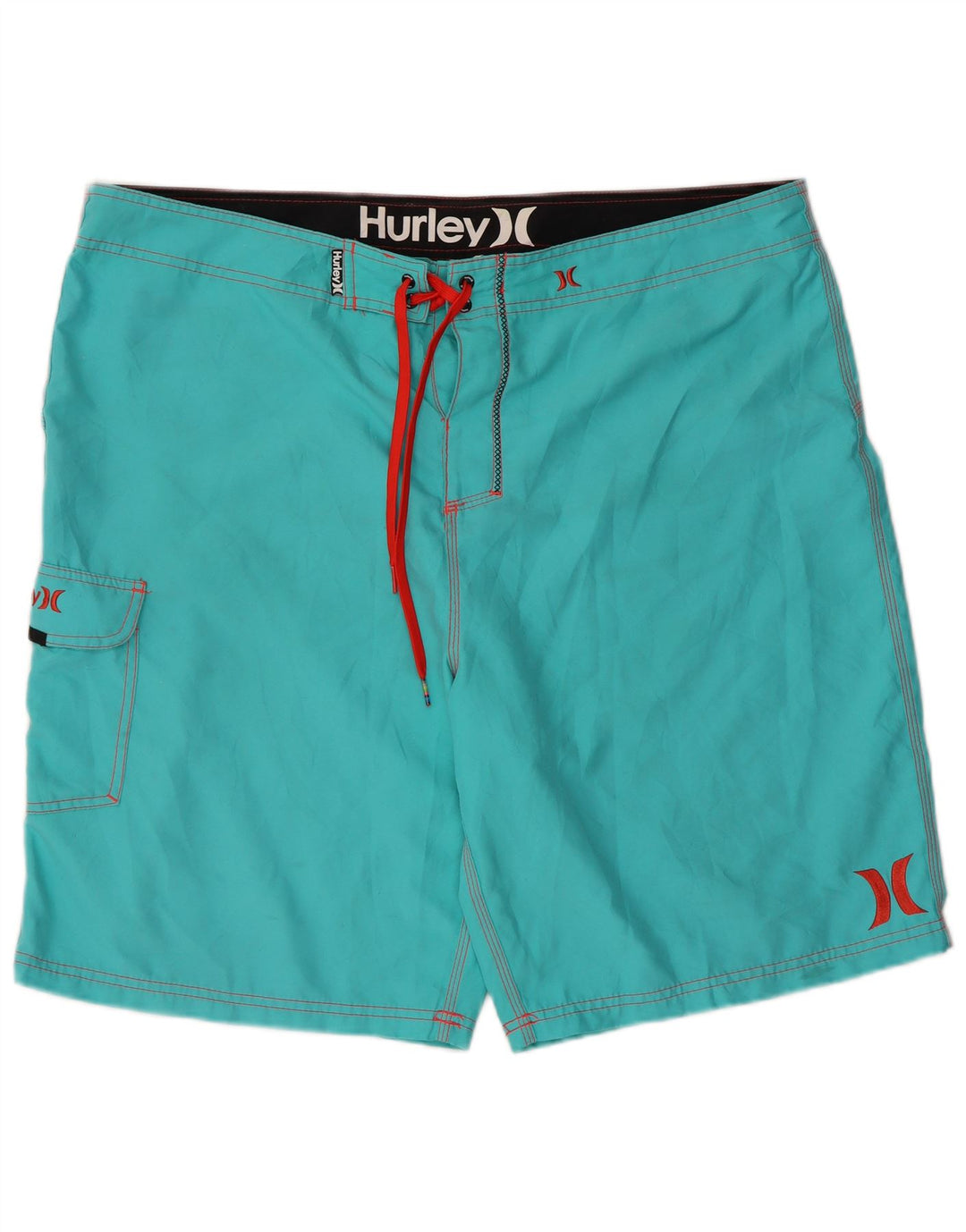 Pantaloncini da bagno da uomo Hurley XL turchese poliestere