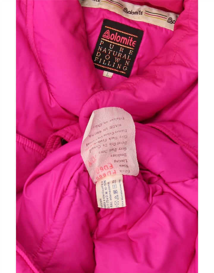 Gilet imbottito da uomo Dolomite UK 40 grande rosa
