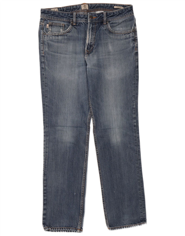 Jeans dritti da uomo TIMBERLAND W34 L31 cotone blu