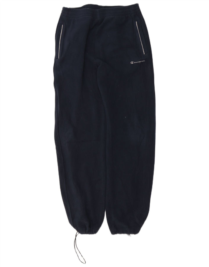 Pantaloni da tuta in pile da uomo CHAMPION piccoli in poliestere blu navy