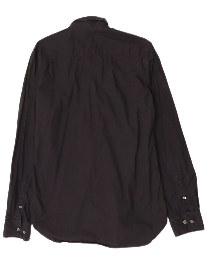 Camicia da uomo French Connection piccola in cotone nero