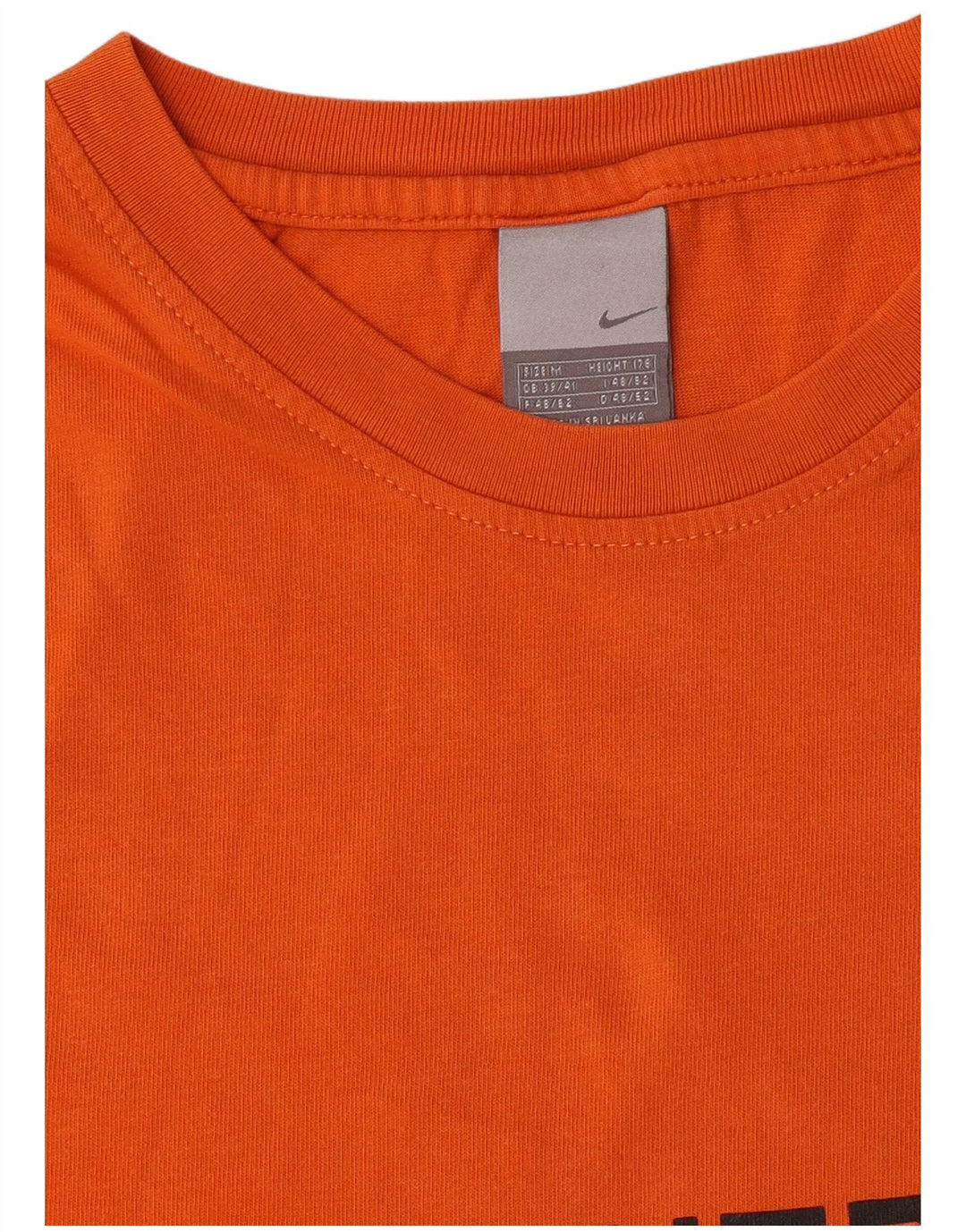 T-shirt grafica da uomo Nike Top UK 39/41 arancione medio