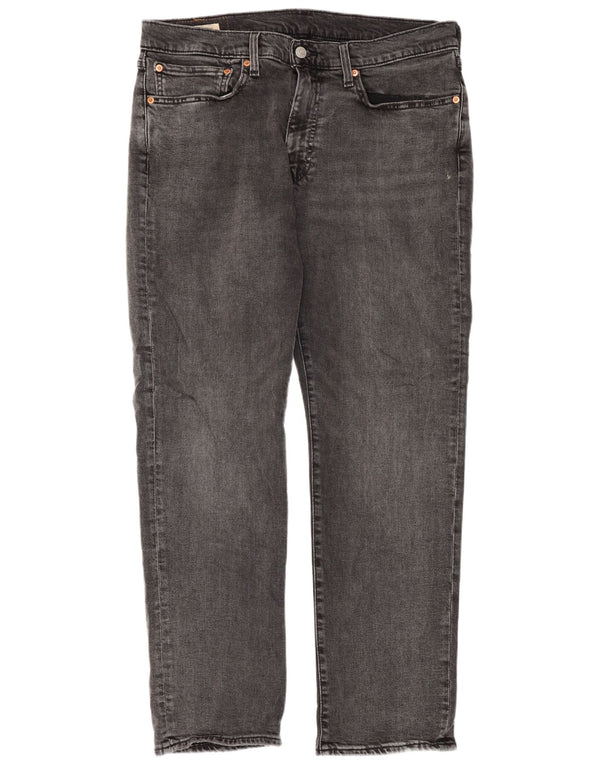 Levi's Uomo 514 Jeans dritti W34 L30 Cotone grigio