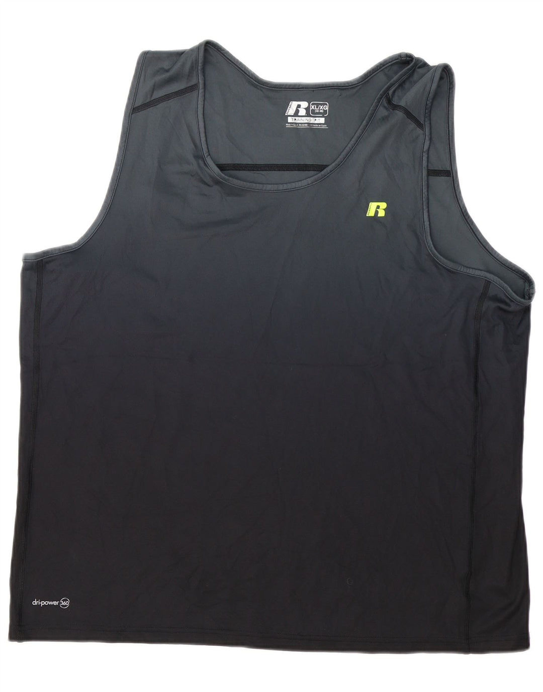 Canotta da uomo RUSSELL ATHLETIC UK 46/48 XL Poliestere nero