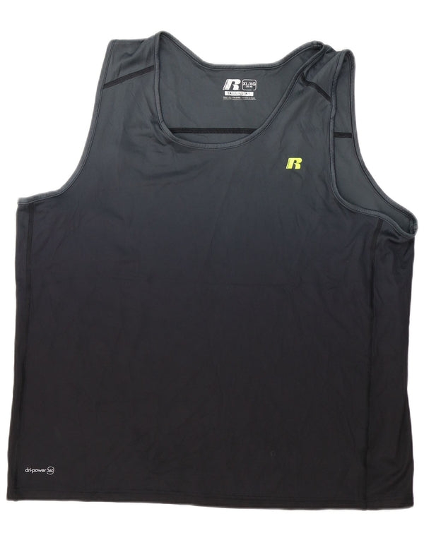 Canotta da uomo RUSSELL ATHLETIC UK 46/48 XL Poliestere nero