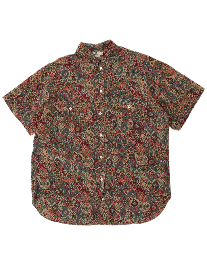 Camicia oversize a maniche corte da donna Belfe IT 44 Medium multicolore floreale