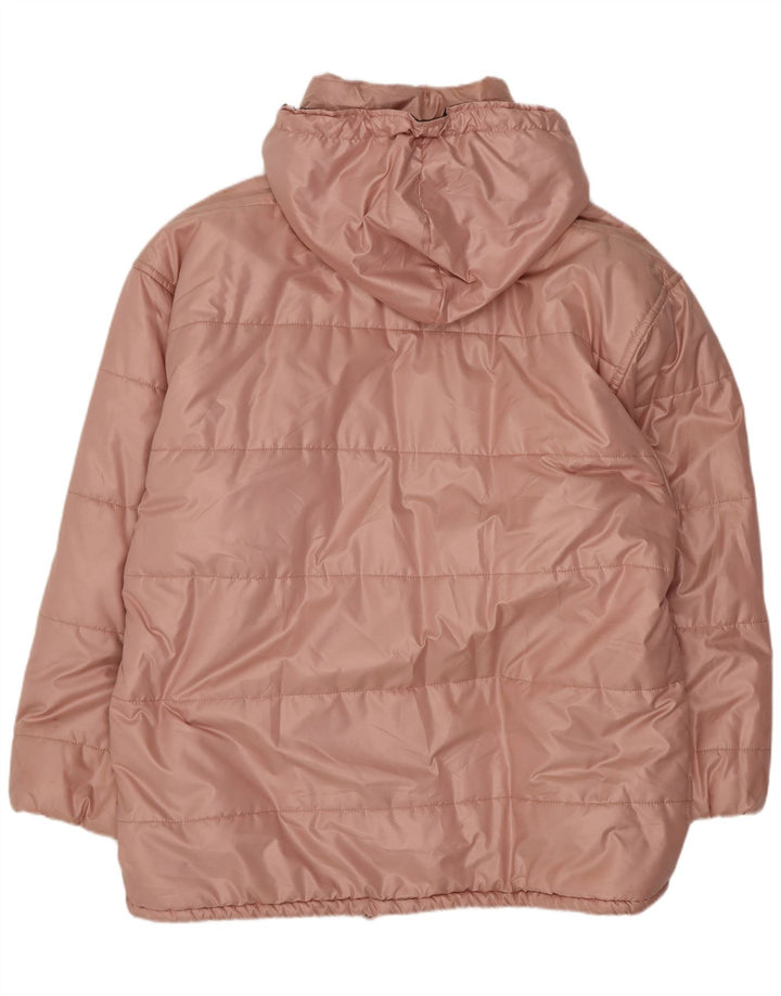 Belfe & Giacca imbottita oversize con cappuccio da donna IT 46 Large Rosa Poliestere