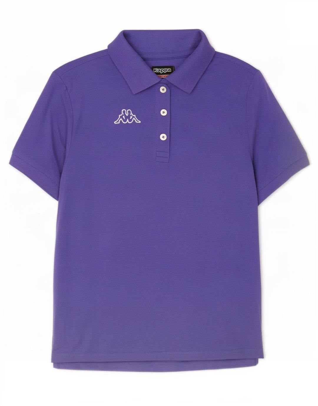 Polo Kappa da donna UK 12 cotone viola medio