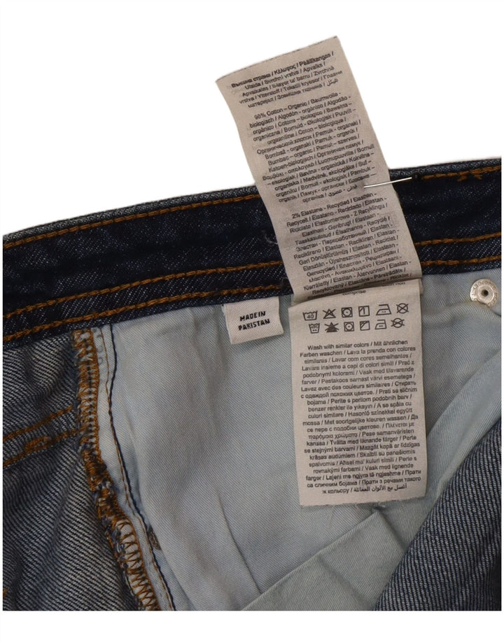 Jack & Jones Uomo GLENN Slim Jeans W32 L34 Cotone Blu