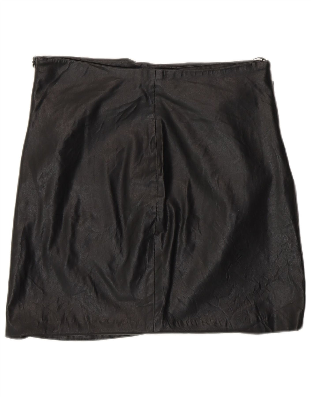 Minigonna Zara da donna in ecopelle grande W30 poliuretano nero