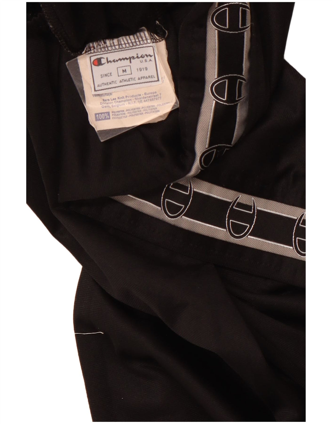 Pantaloni da tuta con grafica da donna CHAMPION UK 12 Poliestere nero medio