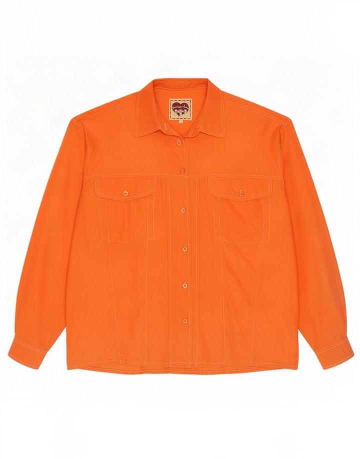 Camicia Kennington da donna UK 16 grande arancione