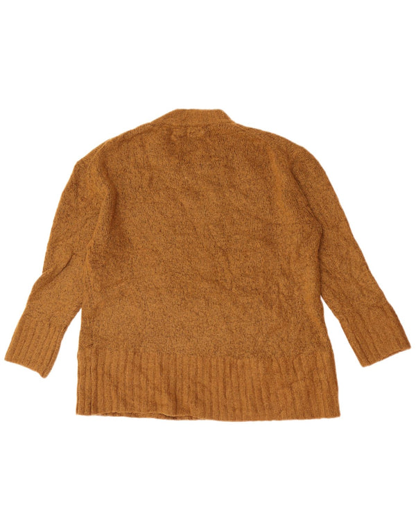 Maglione girocollo oversize da donna Zara UK 10 piccolo kaki