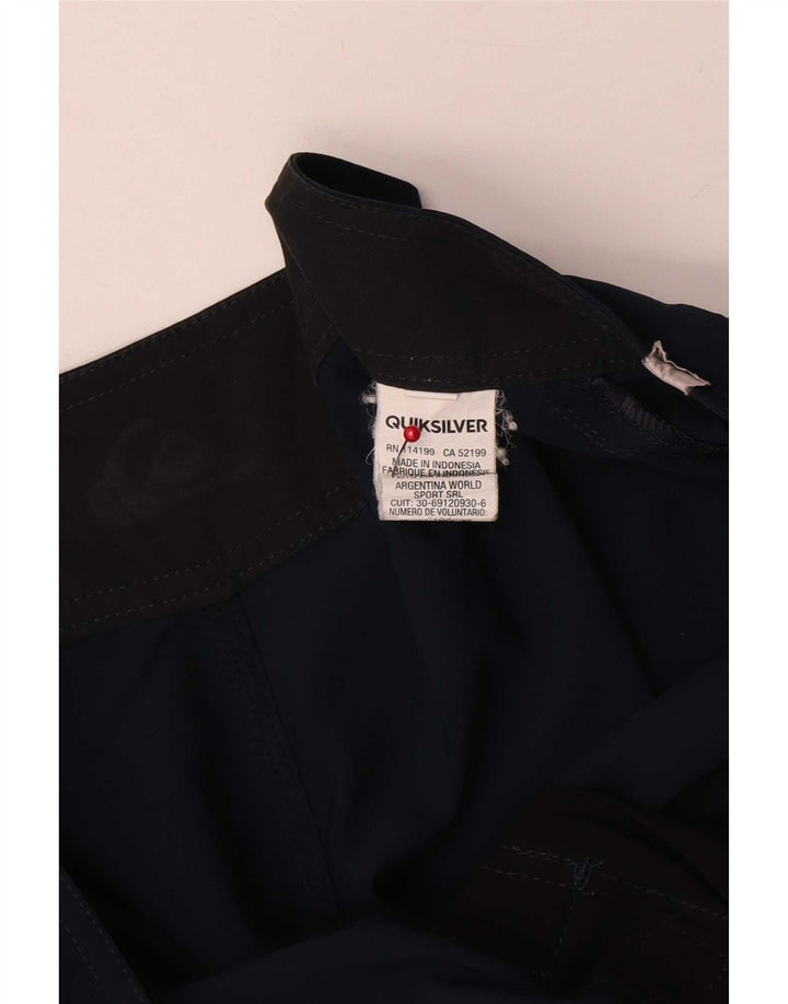Pantaloncini da bagno da uomo Quiksilver grandi in poliestere blu navy