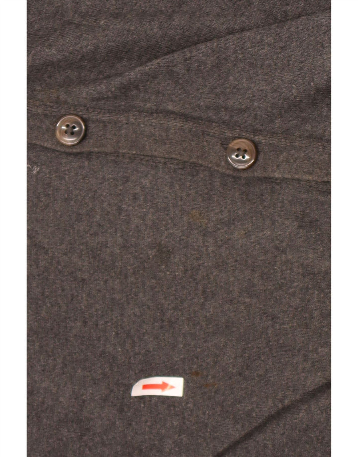 Maglione cardigan da uomo Marks & Spencer grande cotone grigio