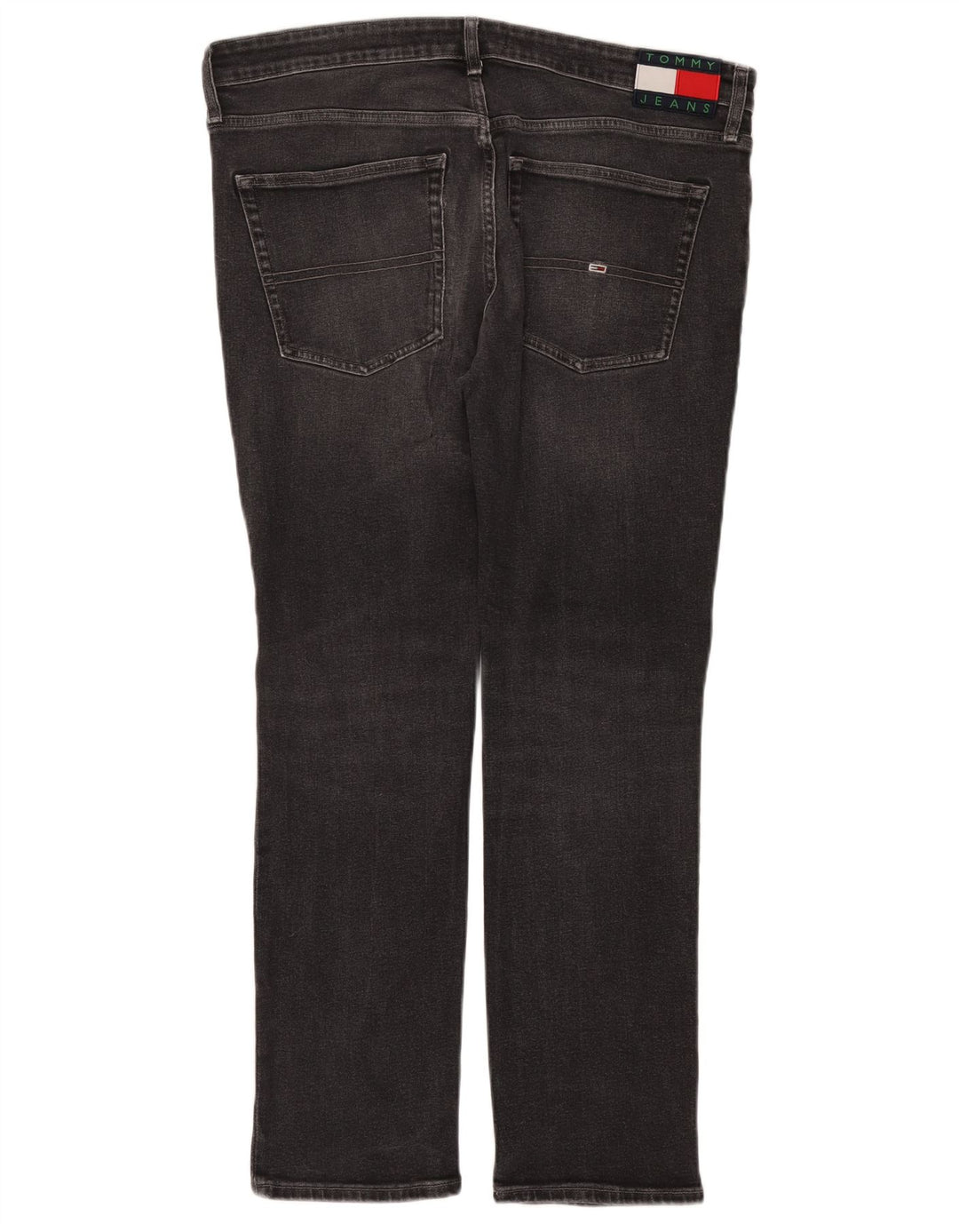 Jeans slim da uomo Tommy Hilfiger W38 L32 cotone grigio
