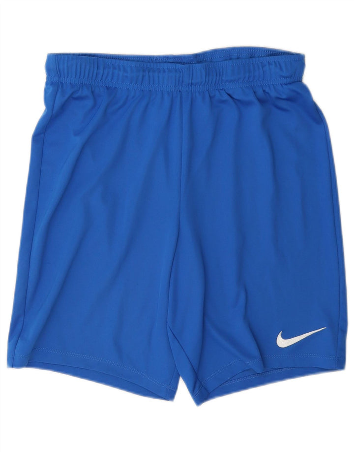 Pantaloncini sportivi Nike Dri Fit da uomo in poliestere blu medio