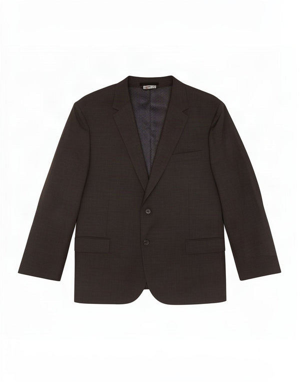 Giacca blazer a 2 bottoni da uomo Marks & Spencer UK 46 XL poliestere nero