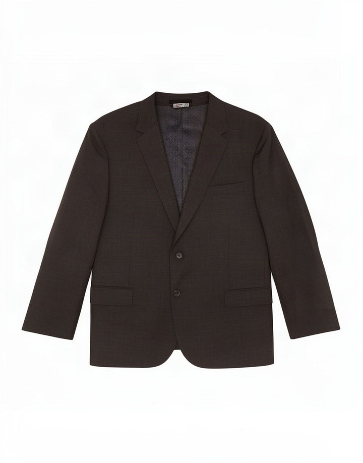 Giacca blazer a 2 bottoni da uomo Marks & Spencer UK 46 XL poliestere nero