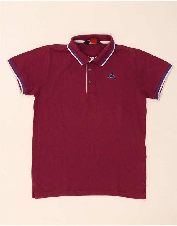 Polo Uomo KAPPA Piccola Bordeaux In Cotone