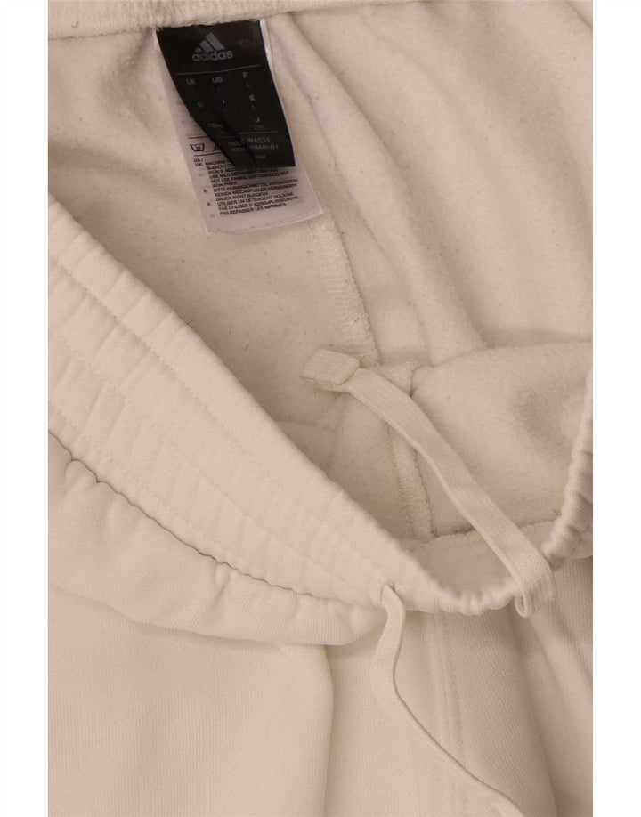 Pantaloni da tuta da uomo Adidas Joggers grandi in cotone bianco