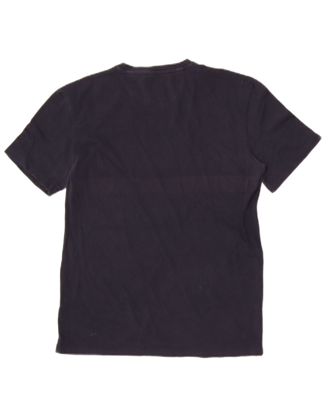 T-shirt Zara da uomo slim fit, top in cotone blu navy medio
