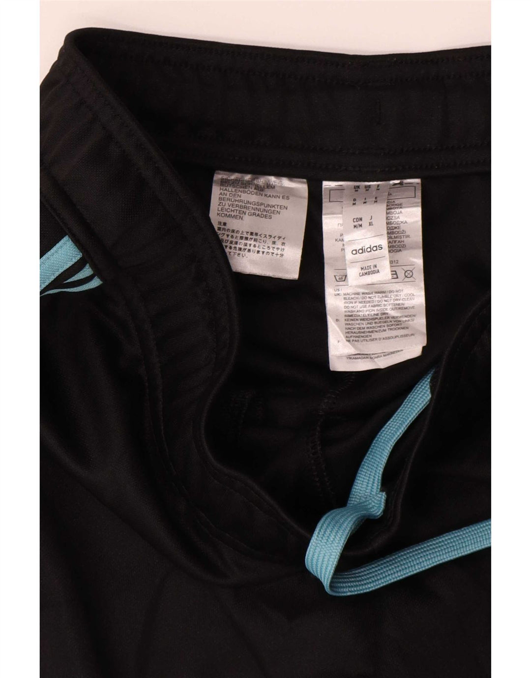 Pantaloni da tuta Adidas Aeroready da uomo in poliestere nero medio