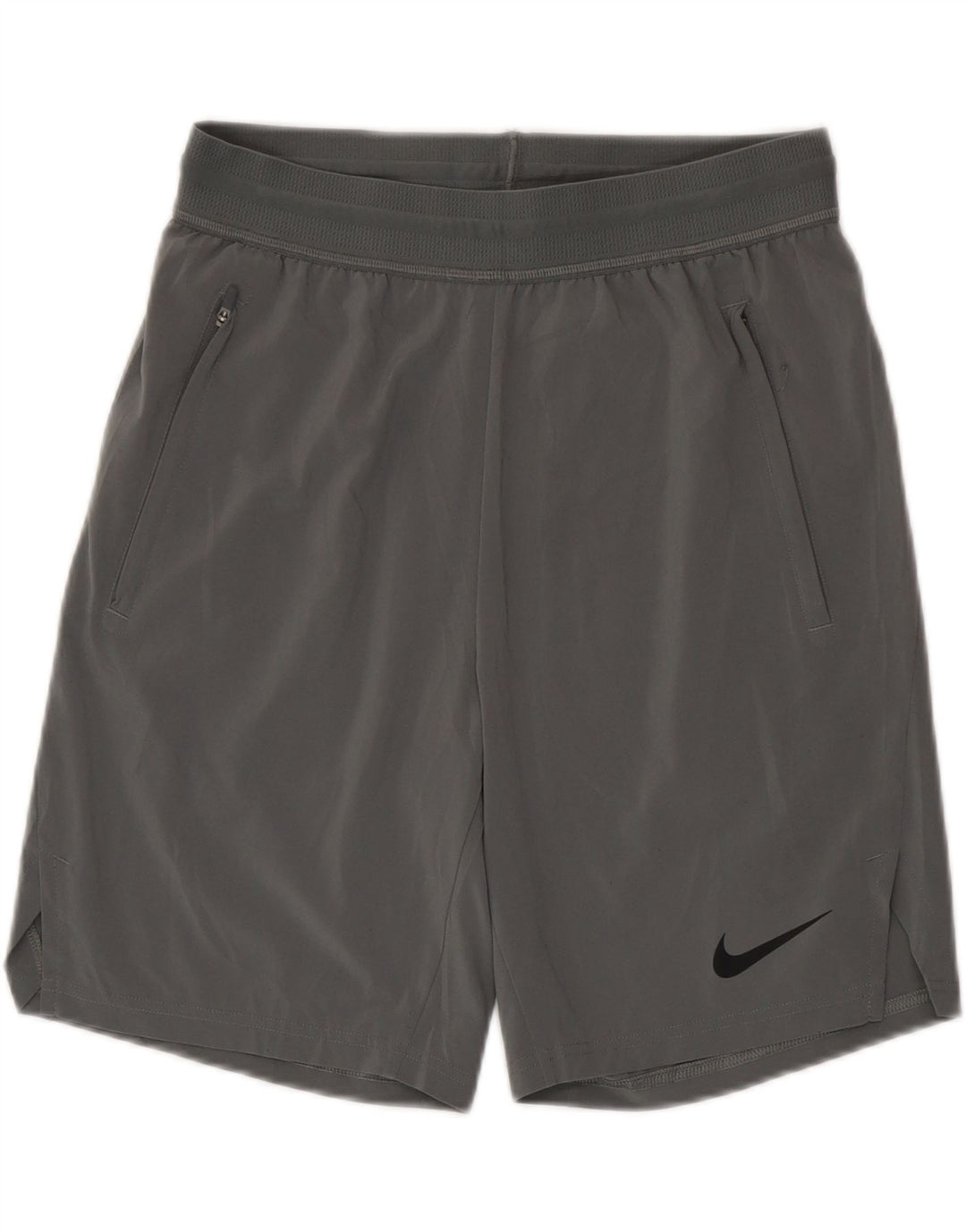 Pantaloncini sportivi Nike Dri Fit da uomo piccoli in poliestere grigio