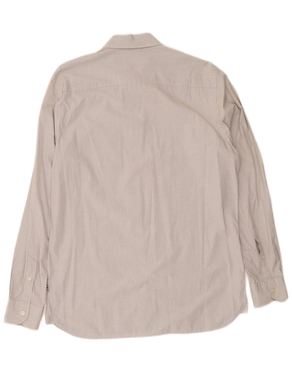 Camicia Timberland da uomo vestibilità regolare a quadri grigio medio