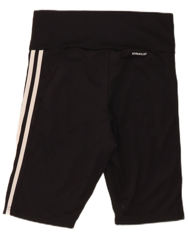 Pantaloncini sportivi Adidas Aeroready da donna UK 12/14 Poliestere nero medio