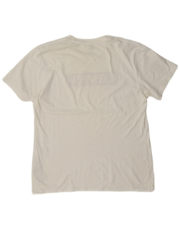 T-shirt grafica da uomo Levi's Top in cotone bianco medio